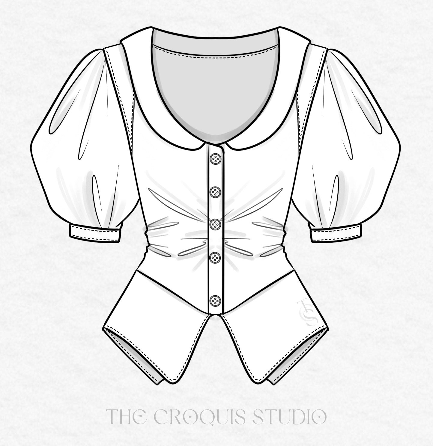 Technical fashion design · Procreate brush pack (75 BRUSHES)